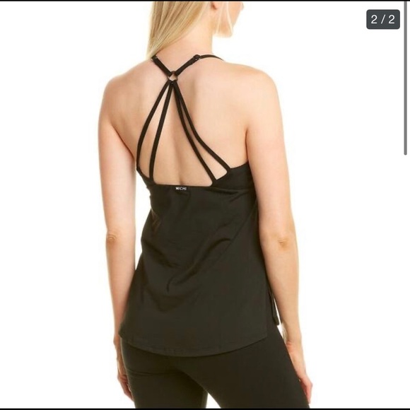 $128 Michi Medusa Black Tank Top in Black Small - Picture 3 of 6